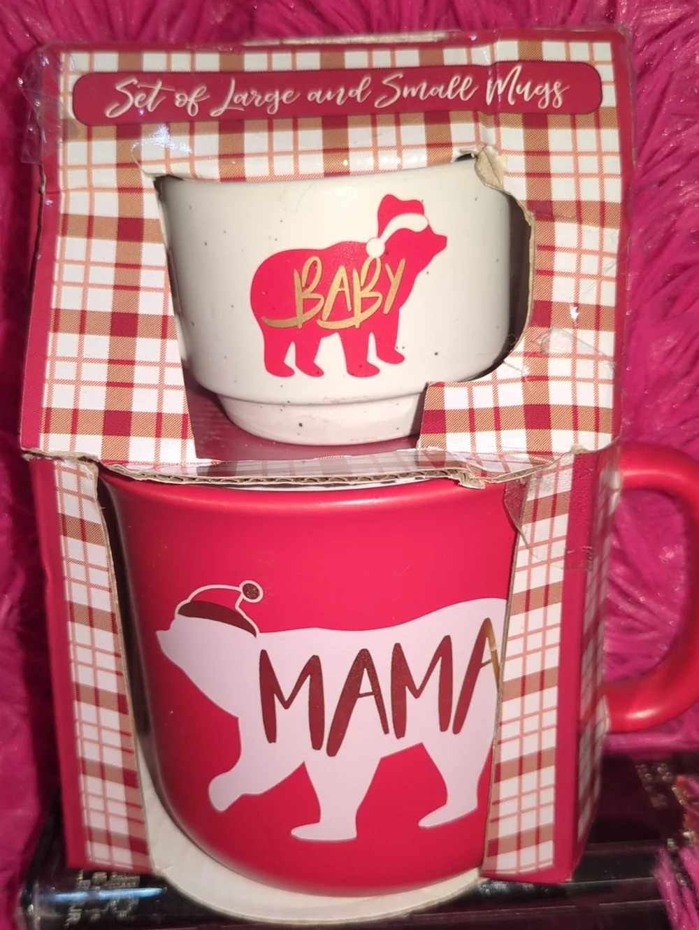 Mama Bear And Baby Bear Cup Combo